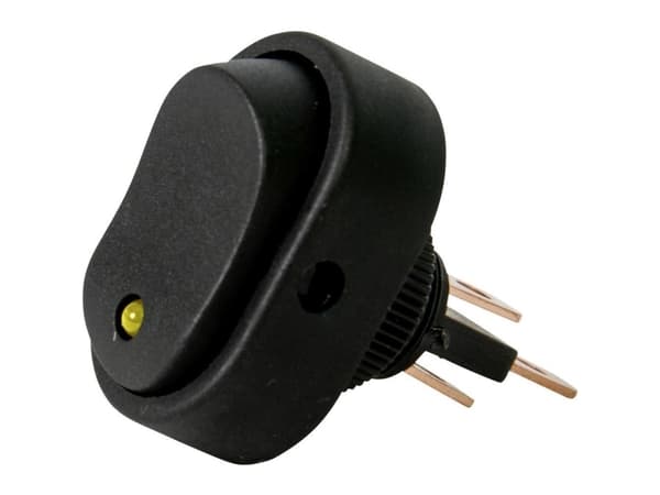 HP Autozubehör Autokytkin 12 V 16 A 1 x Off/On Klikkaava 1 kpl