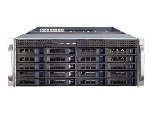 Inter-Tech IPC 4U-4420 - Rackmonterbar - 4U - SSI EEB - ingen strømforsyning (ATX) - USB