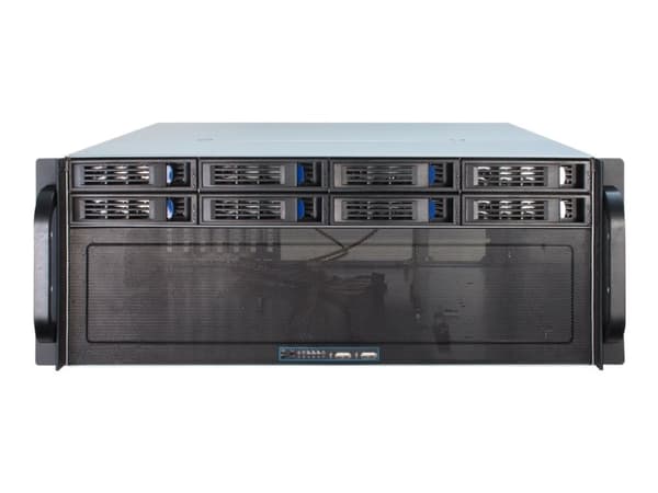 Inter-Tech IPC 4U-4408 - Rackmonterbar - 4U - forlenget ATX / SSI EEB - ingen strømforsyning (ATX) - USB