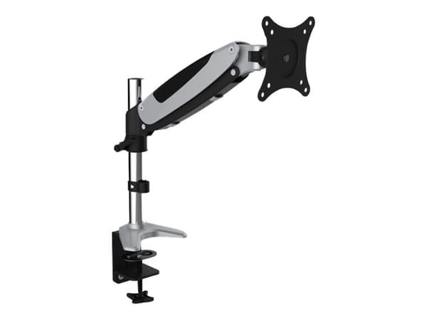 DIGITUS DA-90351 - Monteringssats (bordsfäste, fjäderarm) - för LCD-display - skärmstorlek: 17"-27" - skrivbord Svart, Silver
