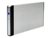 FANTEC fanbox FB-C25US2 - Drevkabinett - 2.5" - SATA 3Gb/s - eSATA 3Gb/s, USB 2.0 - sølv Sølv