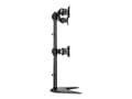Miniatyrbilde 5 av 5: Multibrackets M Deskstand Basic Quad - Monteringssett (skrivebordsmontering) - for 4 LCD-skjermer - stål, høyverdig aluminium - svart - skjermstørrel