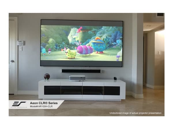 Elite Screens Aeon Series AR120WH2 - Projeksjonsskjerm - veggmonterbar - 120" (305 cm) - 16:9 - CineWhite - svart