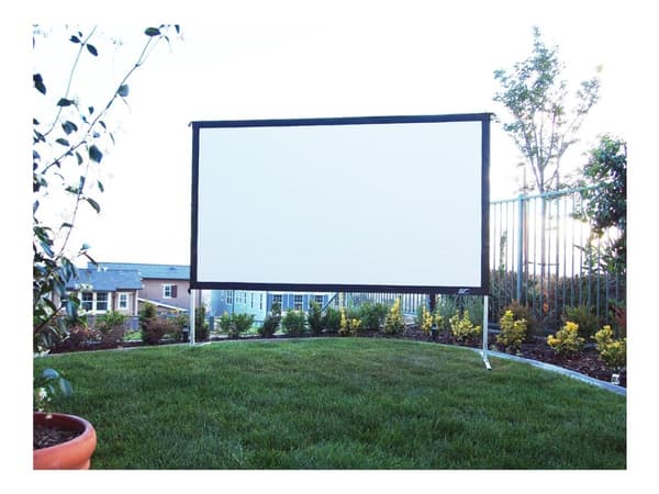 Elite Screens Yard Master 2 Series OMS100H2 - Projeksjonsskjerm med ben - 100" (254 cm) - 16:9 - CineWhite - sølv