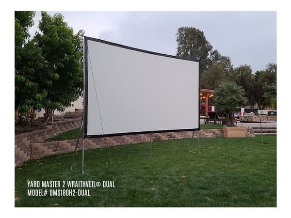 Elite Screens Yard Master 2 Series OMS135H2 - Projeksjonsskjerm med ben - 135" (343 cm) - 16:9 - CineWhite