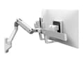 Miniatyrbilde 4 av 5: Ergotron HX - Monteringssett (leddarm, utvidelse, hengselbue, 2 svingtapper, håndtak, veggmontering) - for 2 LCD-skjermer - hvit - skjermstørrelse: i