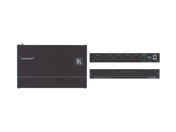 Kramer VM-4H2 - Video/lyd-splitter - 4 x HDMI - stasjonær