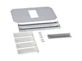 Pikkukuva 2 / 3: Fibox DRS ARCA 403021 Asennuskehys 2-rivinen Teräs Harmaa (L x S) 400 mm x 300 mm 1 kpl 1 kpl