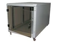 Triton Delta C - Monteringskabinett för nätverksenhet - rackmontering - RAL 7035 - 12U - 19"