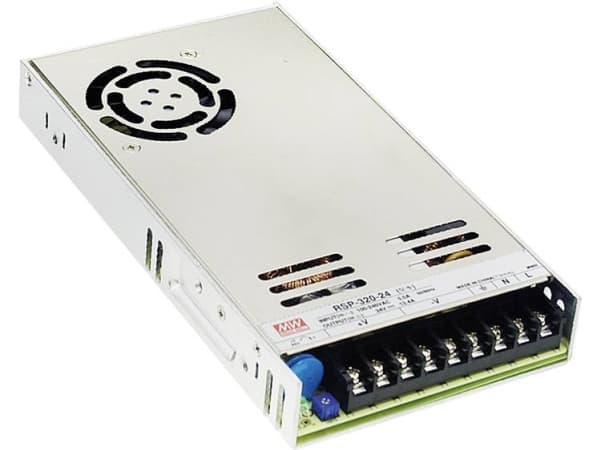 MEAN WELL RSP-320-12, 320,4 W, 88 - 264 V, 47 - 63 Hz, Aktiv, 8 ms, 88%