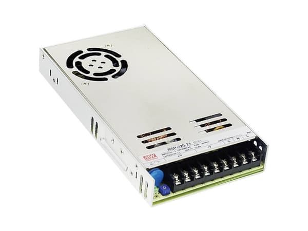 MEAN WELL RSP-320-12, 320,4 W, 88 - 264 V, 47 - 63 Hz, Aktiv, 8 ms, 88%