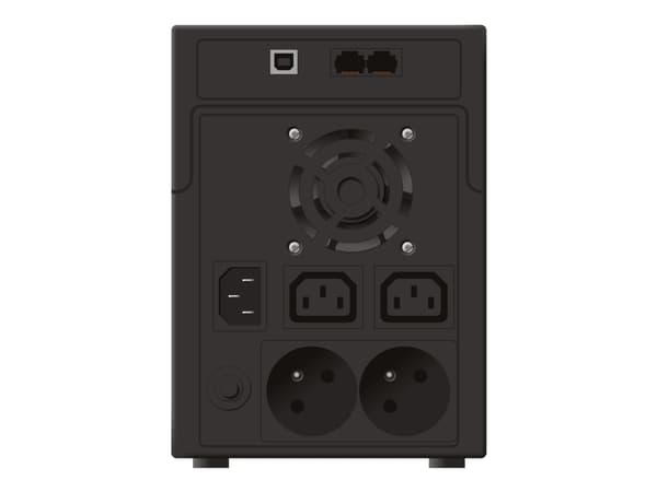 POWERWALKER VI 2200 SHL FR UPS Line-Interactive 2200VA 2x 230V EU 2x IEC C13 RJ11/RJ45 USB LCD