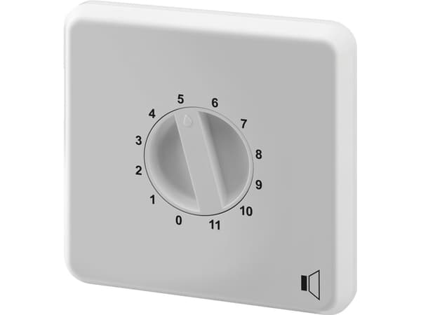 ATT-212H/WS Veggmontert PA volumkontroll, 12 W