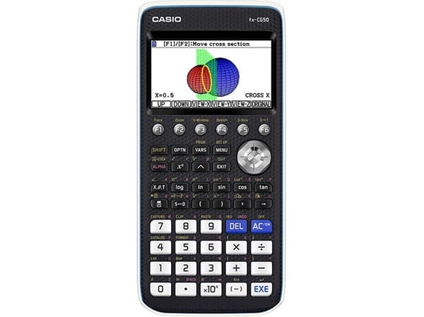 Casio FX-CG50, Tasku, Graafinen laskin, 15 lukua, Flash, Akku, Musta