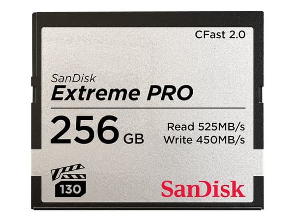 SanDisk Extreme Pro - Flashminnekort - 256 GB - CFast 2.0
