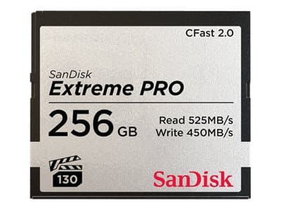 SanDisk Extreme Pro - Flashminnekort - 256 GB - CFast 2.0