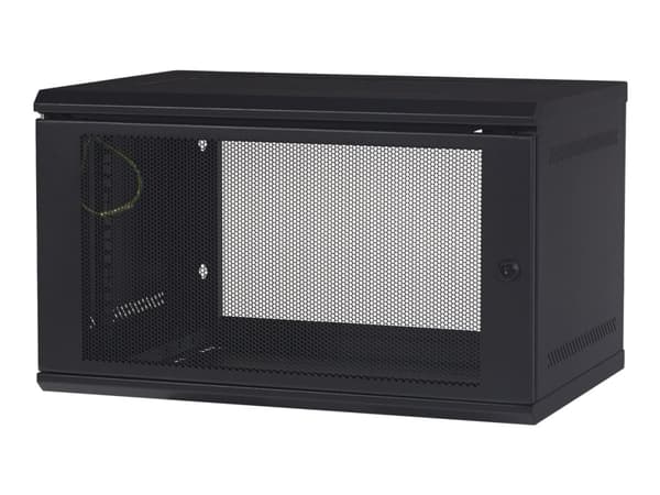 APC NetShelter WX AR106 - Skåp - väggmontering - svart - 6U - 19"