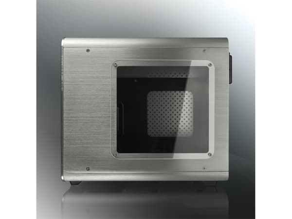 RAIJINTEK Metis Plus, Micro Tower, PC, Hopea, Mini-ITX, Alumiini, Terästä, Koti /Toimisto