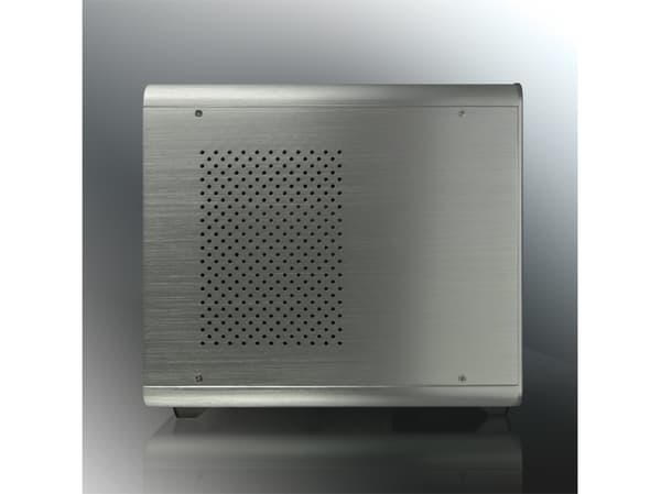 RAIJINTEK Metis Plus, Micro Tower, PC, Hopea, Mini-ITX, Alumiini, Terästä, Koti /Toimisto