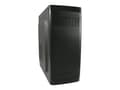 Miniatyrbilde 3 av 5: LC Power Classic 7034B - Tower - ATX - ingen strømforsyning - svart, børstet aluminiumssvart - USB/lyd