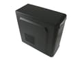 Miniatyrbilde 5 av 5: LC Power Classic 7034B - Tower - ATX - ingen strømforsyning - svart, børstet aluminiumssvart - USB/lyd