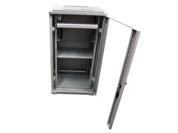 ALLNET ALL-SNB61242BDGrau, 42U, 500 kg, Säädettävät jalat, Tehostunut kaapelinhallinta, 135,5 kg, Harmaa