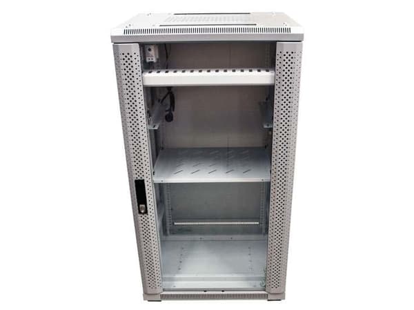 ALLNET ALL-SNB61242BDGrau, 42U, 500 kg, Säädettävät jalat, Tehostunut kaapelinhallinta, 135,5 kg, Harmaa
