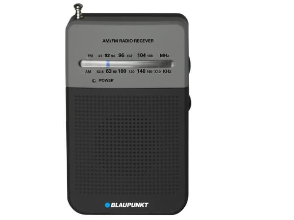 Blaupunkt PR3BK, Bærbar, AM, FM, 0,3 W, 3,81 cm (1.5"), Sort, AA