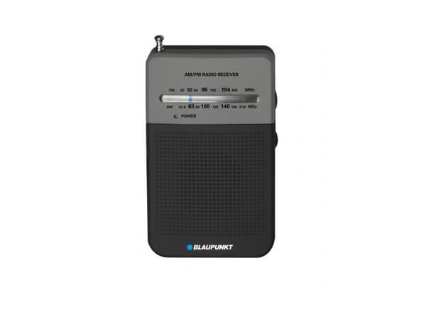 Blaupunkt PR3BK, Bærbar, AM, FM, 0,3 W, 3,81 cm (1.5"), Sort, AA