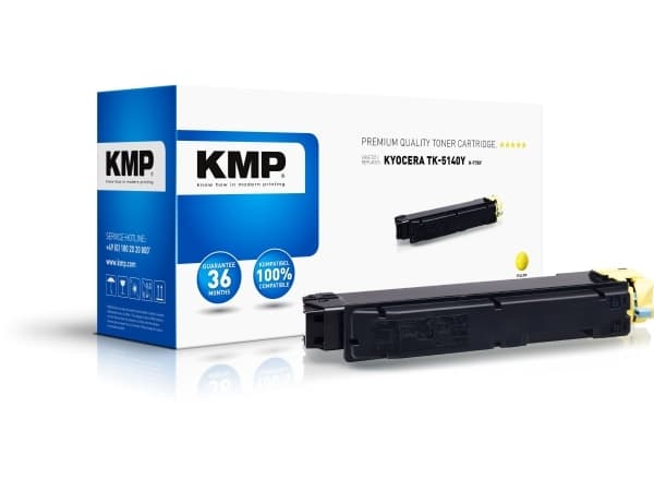 KMP K-T75Y, 5000 sider, Gult, 1 stykker