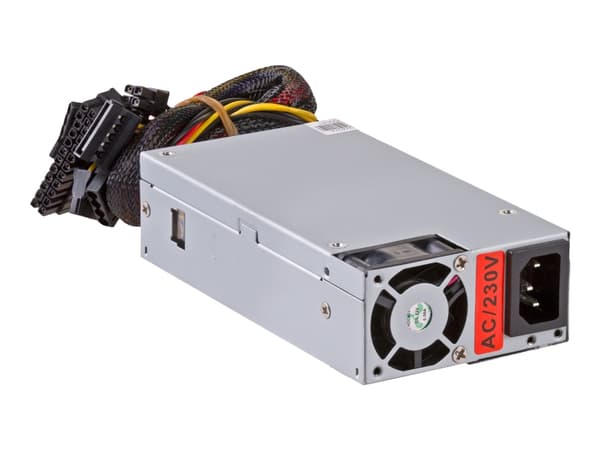 Akyga Pro Series AK-I1-200 - Strømforsyning (intern) - ITX - AC 230 V - 200 watt - PFC - grå Grå