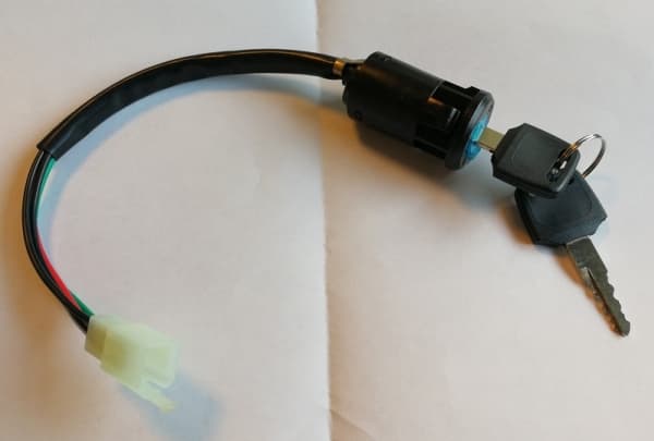 Tändningslås med 2 nycklar (4 stift)