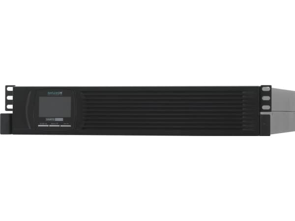 Online USV X2000R - UPS (kan monteres i rack) - AC 230 V - 2000 watt - 2000 VA - 9 Ah - RS-232, USB - utgangskontakter: 8 - 2U - 19"