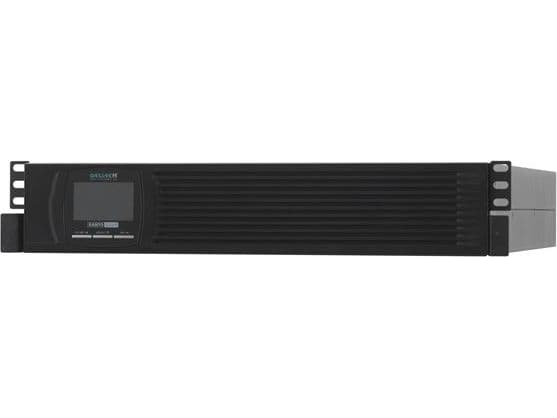 Online USV X3000R - UPS (kan monteres i rack) - AC 230 V - 3000 watt - 3000 VA - 9 Ah - RS-232, USB - utgangskontakter: 7 - 2U - 19"