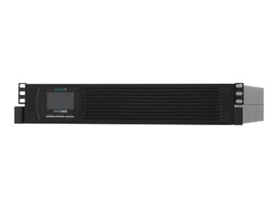 Online USV X3000R - UPS (kan monteres i rack) - AC 230 V - 3000 watt - 3000 VA - 9 Ah - RS-232, USB - utgangskontakter: 7 - 2U - 19" Sort