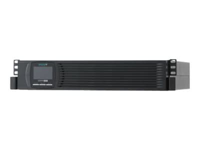 Online USV XANTO 700R - UPS (rackmonterbar/ekstern) - AC 230 V - 700 watt - 700 VA - 9 Ah - RS-232, USB - utgangskontakter: 4 Sort