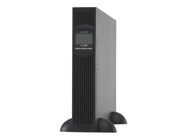 Online USV ZINTO A 3000 - UPS (rackmonterbar/ekstern) - AC 230 V - 2700 watt - 3000 VA - RS-232, USB - utgangskontakter: 9 - 2U Sort