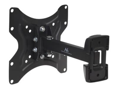 Maclean MC-741 - Konsol - för platt panel - metall - svart - skärmstorlek: 13"-42" - väggmonterbar Svart