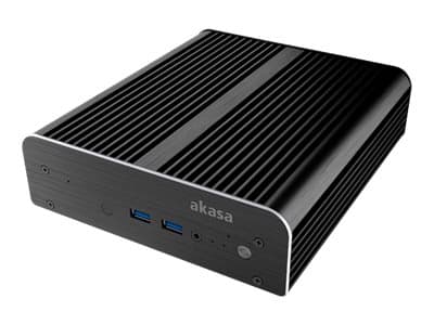 Akasa Newton S7 - USFF - UCFF - ingen strømforsyning - USB/lyd Sort