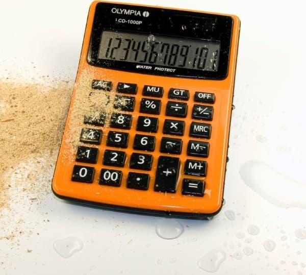 Olympia LCD 1000P, Desktop, Grunnleggende, 12 sifre, 1 linjer, Sort, Oransje
