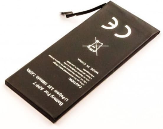 CoreParts MOBX-IP7G-BAT, Akku, Apple, Musta, Litium polymeeri (LiPo), 1960 mAh, 3,8 V