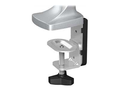 ICY BOX IB-MS504-T - Monteringssats - justerbar arm - för 2 monitorer - svart, silver - skärmstorlek: upp till 32 tum - disk-monteringsbar