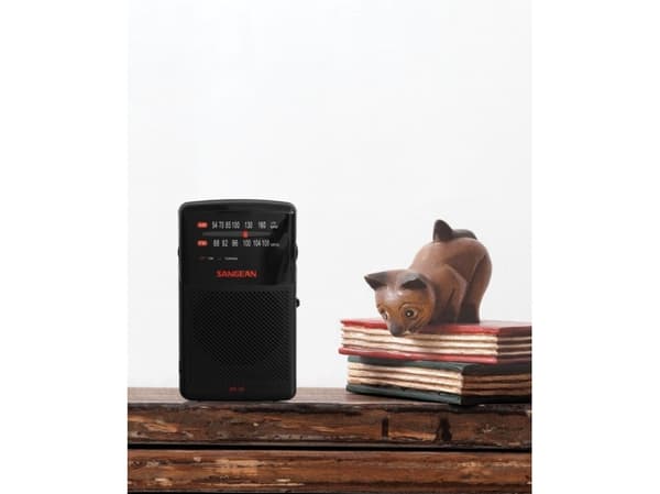 Sangean Pocket 100, Kannettava, AM, FM, Musta