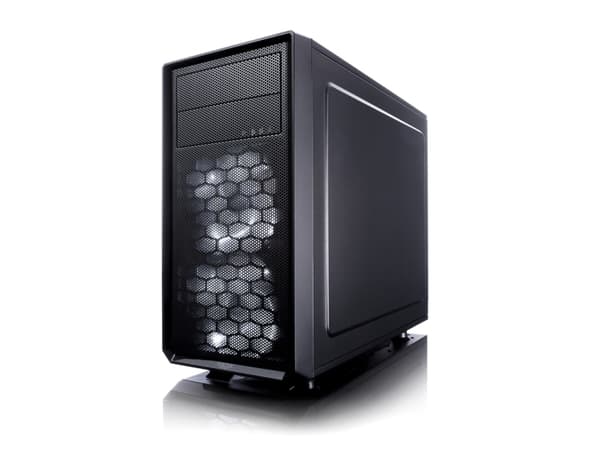 Fractal Design Focus G Mini - Tower - mikro ATX - sidepanel med vindu - ingen strømforsyning (ATX) - svart - USB/lyd