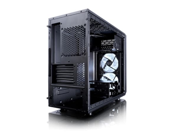 Fractal Design Focus G Mini - Tower - mikro ATX - sidepanel med vindu - ingen strømforsyning (ATX) - svart - USB/lyd