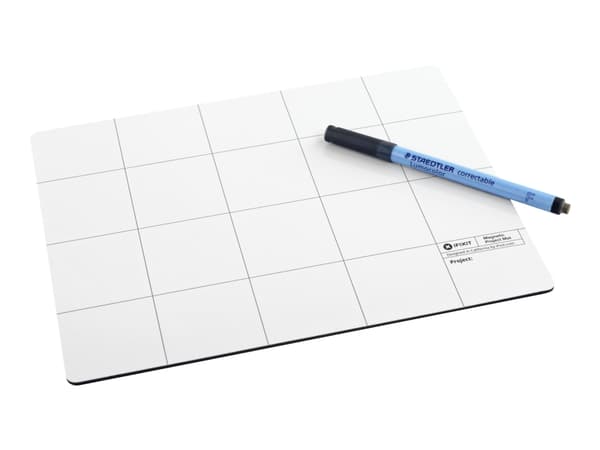 iFixit EU145167-4, Magneettinen matto, Matkapuhelin/älypuhelin, Valkoinen, 254 mm, 203,2 mm, 2,67 mm