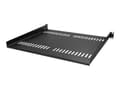 Pikkukuva 2 / 5: StarTech.com CABSHELF116V, Kehikon hylly, Musta, Terästä, 20 kg, 1U, 482,6 mm