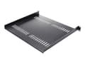 Pikkukuva 1 / 5: StarTech.com CABSHELF116V, Kehikon hylly, Musta, Terästä, 20 kg, 1U, 482,6 mm