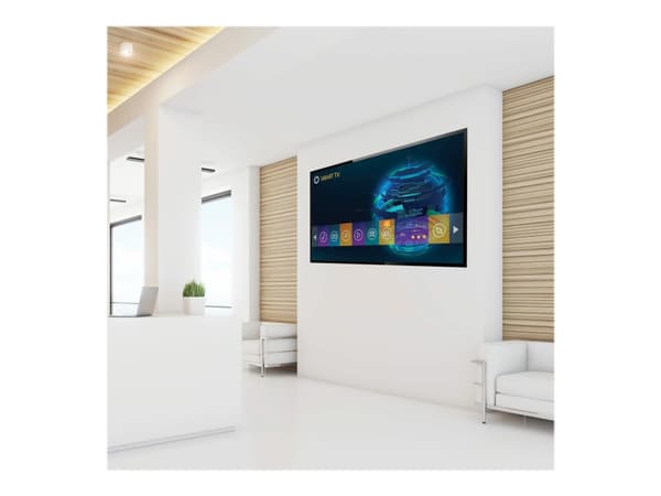 StarTech.com Full Motion TV Wall Mount, 32-55 inch (77lb/35kg) VESA Displays, Low Profile Universal Flat Screen TV Wall Mount, Heavy Duty Adjustable