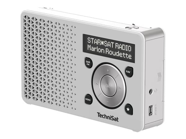 TechniSat DigitRadio 1, Kannettava, Digitaalinen, DAB+, FM, 87,5 - 108 MHz, 174 - 240 MHz, Automaattinen skannaus